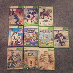 Variety of xbox 360 games